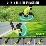 KITLUCK 20V Cordless Grass Trimmer and Edger