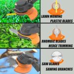 21V Cordless Electric Weed Trimmer and Edger