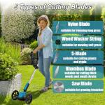 Cordless Electric Weed Eater and Lawn Edger