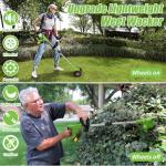 21V Cordless Electric Weed Eater with 2 Batteries