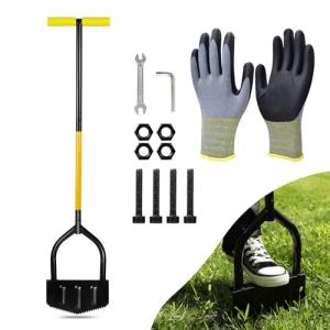 Pazash Manual T-Handle Half Moon Garden Edger