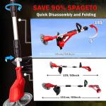 Cordless 3-in-1 Electric String Trimmer for Milwaukee