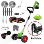 21V Cordless Electric Weed Eater with 2 Batteries