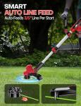 20V Cordless 3-in-1 Weed Wacker & Edger