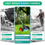 DROCOCASAD Cordless Electric Lawn Mower and Edger