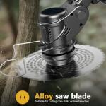 21V Cordless Grass Strimmer with 2 Batteries