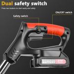 21V Cordless Grass Strimmer with 2 Batteries