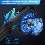 Xamanabu Cordless Leaf Blower with 2 Batteries