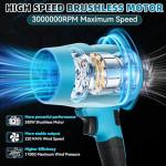 Cordless Leaf Blower with 2 Batteries and Toolbox