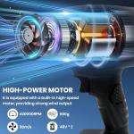 Lightweight Cordless Electric Leaf Blower with Batteries