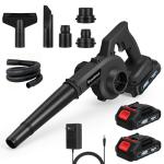 Dunalnuz Cordless Leaf Blower with Batteries and Charger