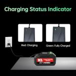 Yogin 600000RPM Handheld Leaf Blower with Batteries