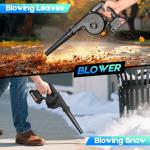 Xamanabu Cordless Leaf Blower with 2 Batteries