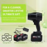 Cordless Handheld Leaf Blower with Batteries