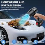 Lightweight Cordless Electric Leaf Blower with Batteries