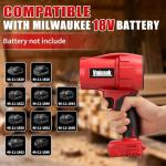 Cordless Electric Leaf Blower for Milwaukee Batteries