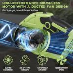 Cordless Leaf Blower with 2 Batteries