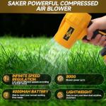 RhovixSter Cordless Electric Leaf Blower with Batteries