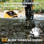 MOK Cordless Leaf Blower with Dual Batteries