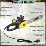 16 Inch 2500W Electric Chainsaw for Pruning