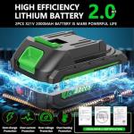 Cordless Mini Chainsaw with Batteries and Chains