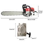 58cc 20-Inch Gas Chainsaw for Tree Cutting