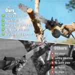 16 Inch 2500W Electric Chainsaw for Pruning