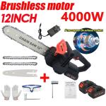 12-Inch Cordless Chainsaw with 2 Batteries