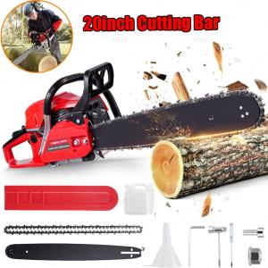 Powerful 52cc Petrol Chainsaw with 20" Bar