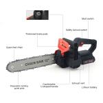 12-Inch Cordless Chainsaw with 2 Batteries