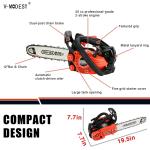 V-MODEST 2511 12" Petrol Chainsaw for Climbing