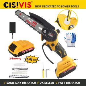 Cordless Mini Chainsaw with 2 Batteries