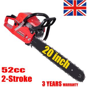 52cc Heavy-Duty Petrol Chainsaw with 20" Bar