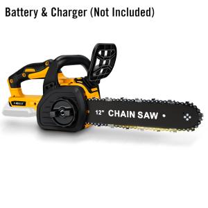12'' Cordless Chainsaw for Dewalt 18V Battery