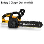 12'' Cordless Chainsaw for Dewalt 18V Battery