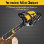58cc Heavy Duty Petrol Chainsaw with 20" Bar