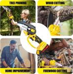 Cordless Mini Chainsaw with 2 Batteries