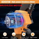 Cordless Mini Chainsaw with 2 Batteries