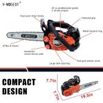 V-MODEST 2511 12" 25cc Petrol Chainsaw