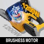 12'' Cordless Chainsaw for Dewalt 18V Battery