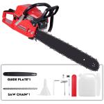 52cc Heavy-Duty Petrol Chainsaw with 20" Bar