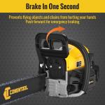 58cc Heavy Duty Petrol Chainsaw with 20" Bar