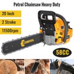 58cc 20" Easy-Start Petrol Chainsaw Top Handle