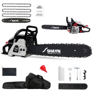 54.5cc Petrol Chainsaw with 20" Bar & 3 Chains