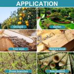 Cordless Mini Chainsaw with 2 Batteries