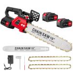 16-Inch Cordless Electric Chainsaw with Batteries