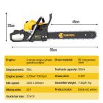 58cc Heavy Duty Petrol Chainsaw with 20" Bar
