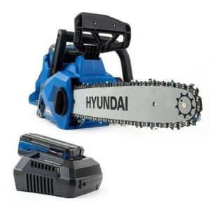 Hyundai 14-Inch Cordless Chainsaw with Battery & Charger