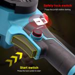 8'' Mini Cordless Chainsaw with 2 Batteries