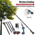 Cordless 2-in-1 Pole Chainsaw with Batteries